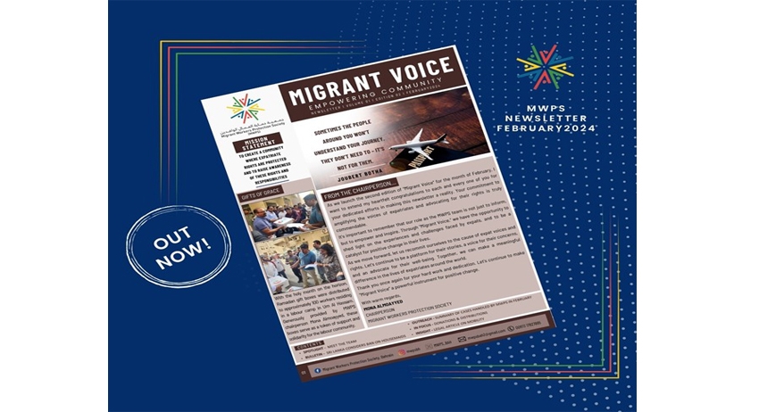 The February edition of ‘Migrant Voice’ is out now. Access on the Resources page.