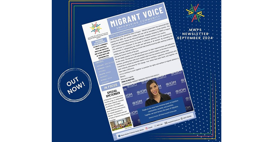 Meaningful words quoted in the October issue of ‘Migrant Voice’. 